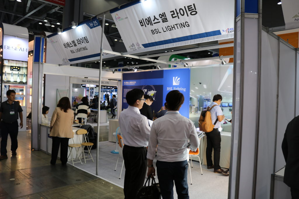 Big Shine LED exhibits at international expo in South Korea.