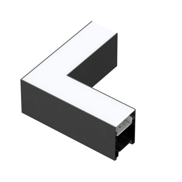 Linkable Big Shine LED linear architectural fixture accessory